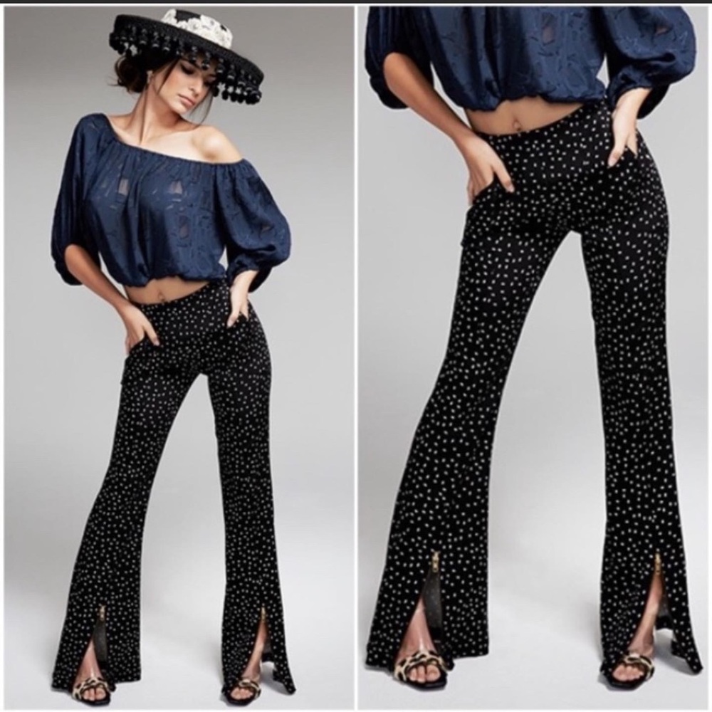 RARE STONE COLD FOX SILK BELL BOTTOMS REFORMATION